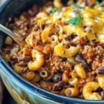 Slow Cooker Chili Mac and Cheese