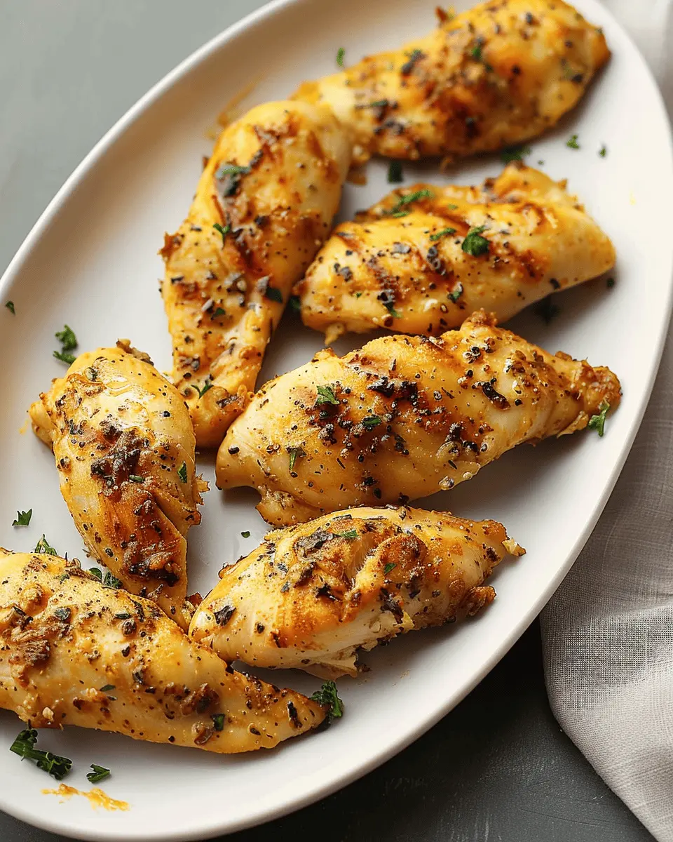 Baked chicken tenderloins