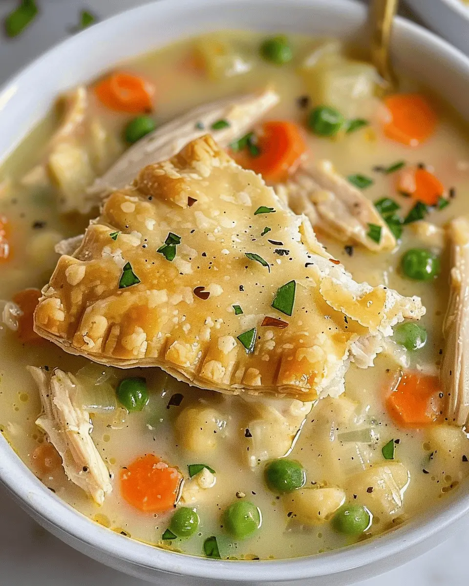 Stove Top Chicken Pot Pie Soup: Comforting and Easy Weeknight Meal