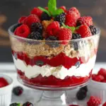 Red Velvet Berry Trifle