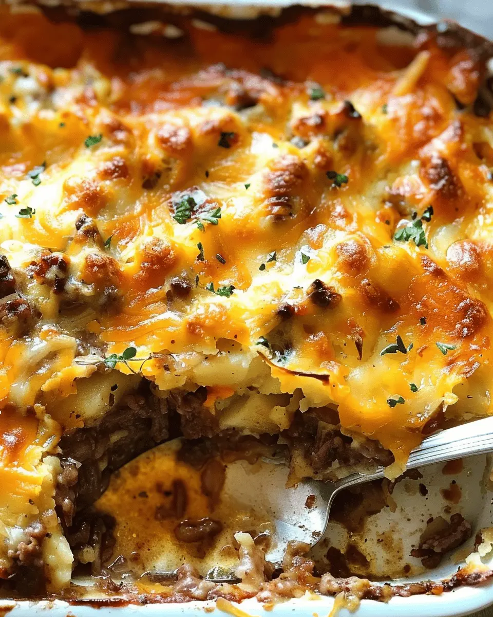 Creamy One-Pot Beef and Potato Casserole – Best Cozy Dinner Recipe