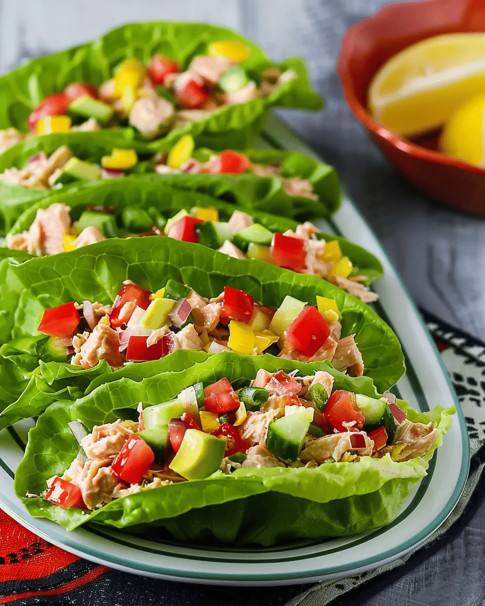 Low Carb Tuna Salad Lettuce Wraps: Easy and Delicious Healthy Meal