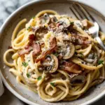 Creamy Bacon Mushroom Pasta