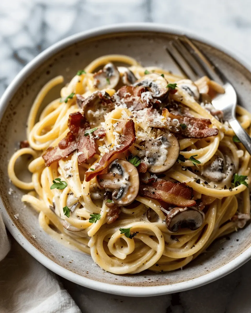Creamy Turkey Bacon Mushroom Pasta: An Indulgent Weeknight Delight