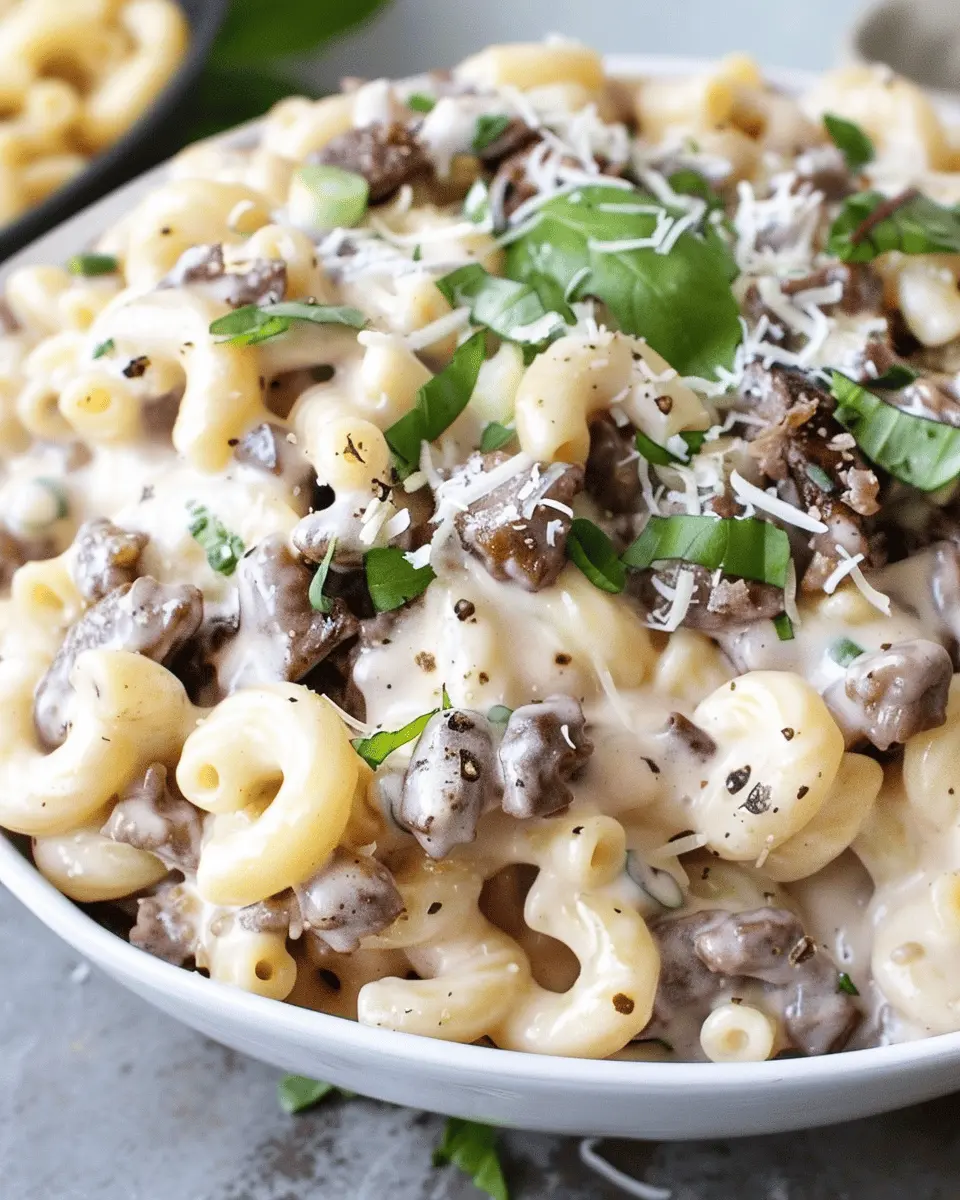 High-Protein Philly Cheesesteak Mac & Cheese: Easy Comfort Food