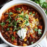 Vegetarian Crockpot Chili