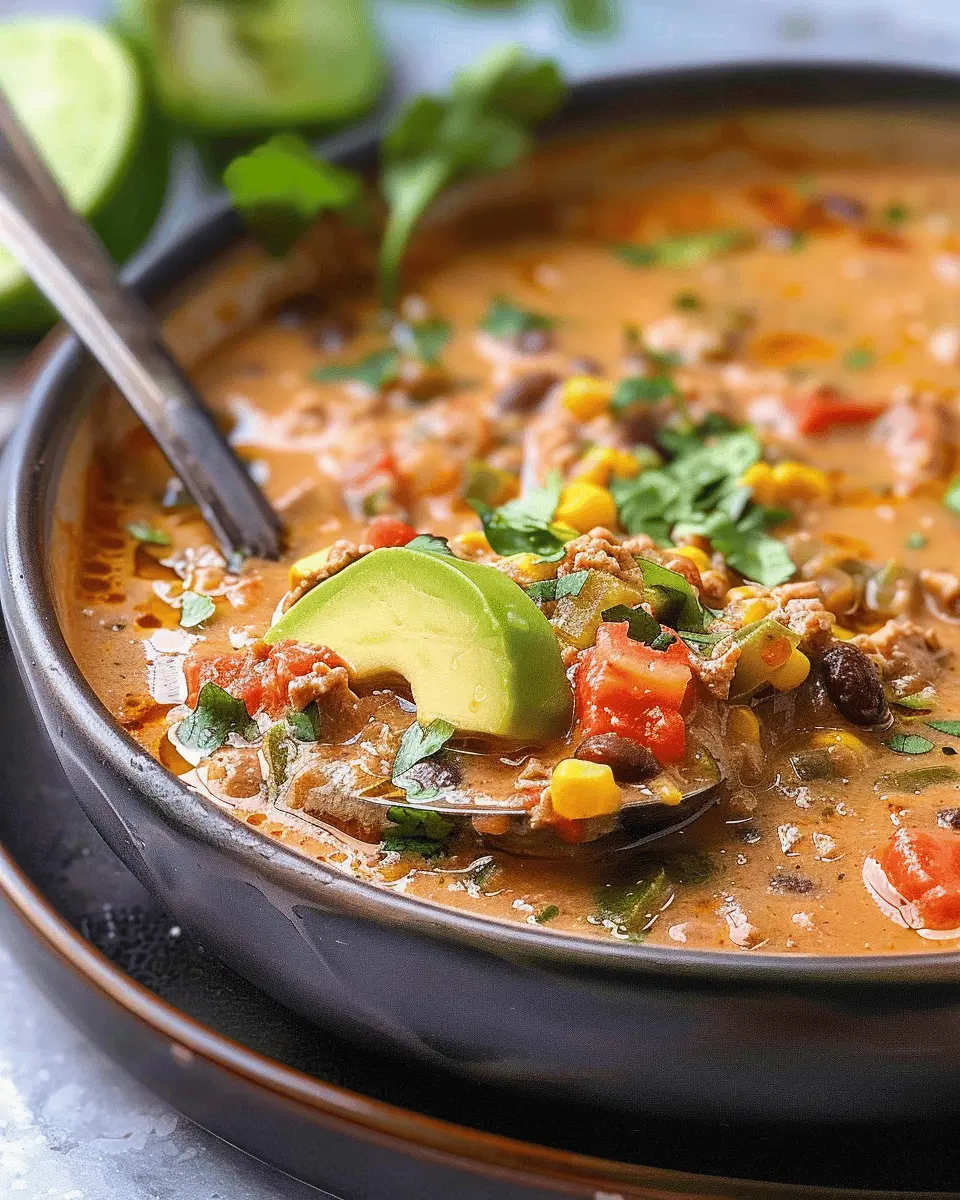 High Protein Creamy Taco Soup: A Cozy and Nutritious Delight