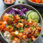 Spicy Bang Bang Chicken Bowls for Meal Prep