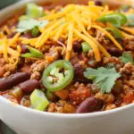 Crockpot Ground Turkey Chili