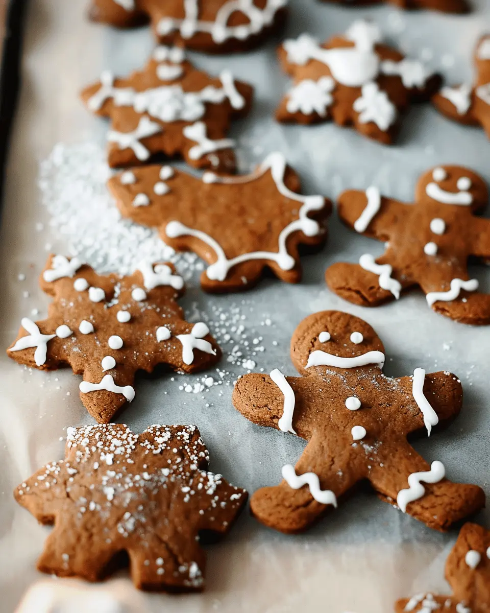 Healthy Gingerbread Cookies