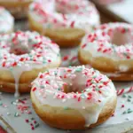 BAKED PEPPERMINT DONUTS
