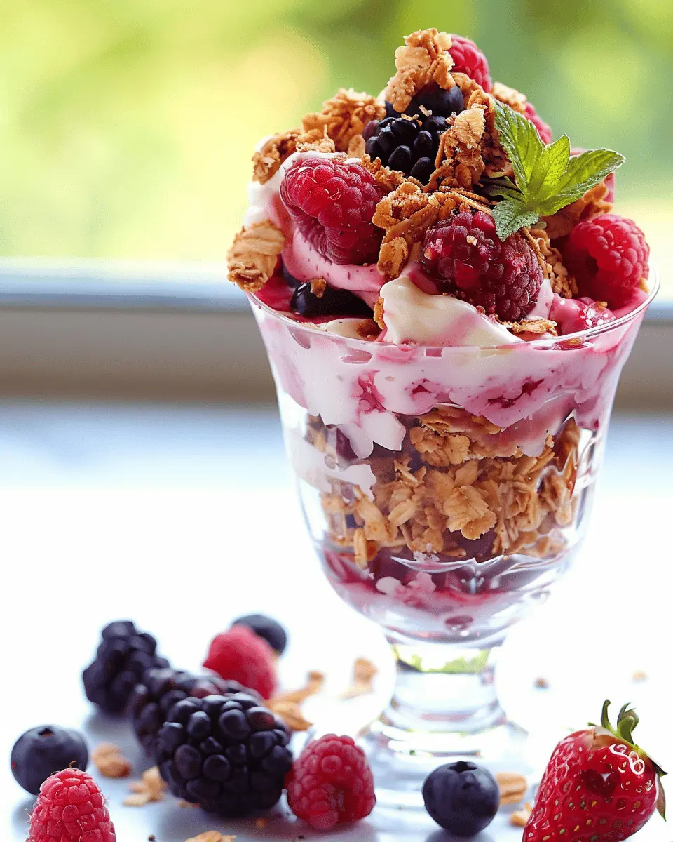 Mixed Berry Yogurt Parfait