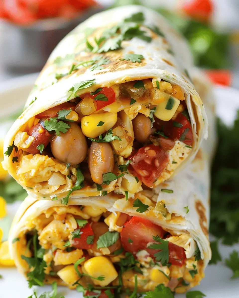 Savory Breakfast Burrito