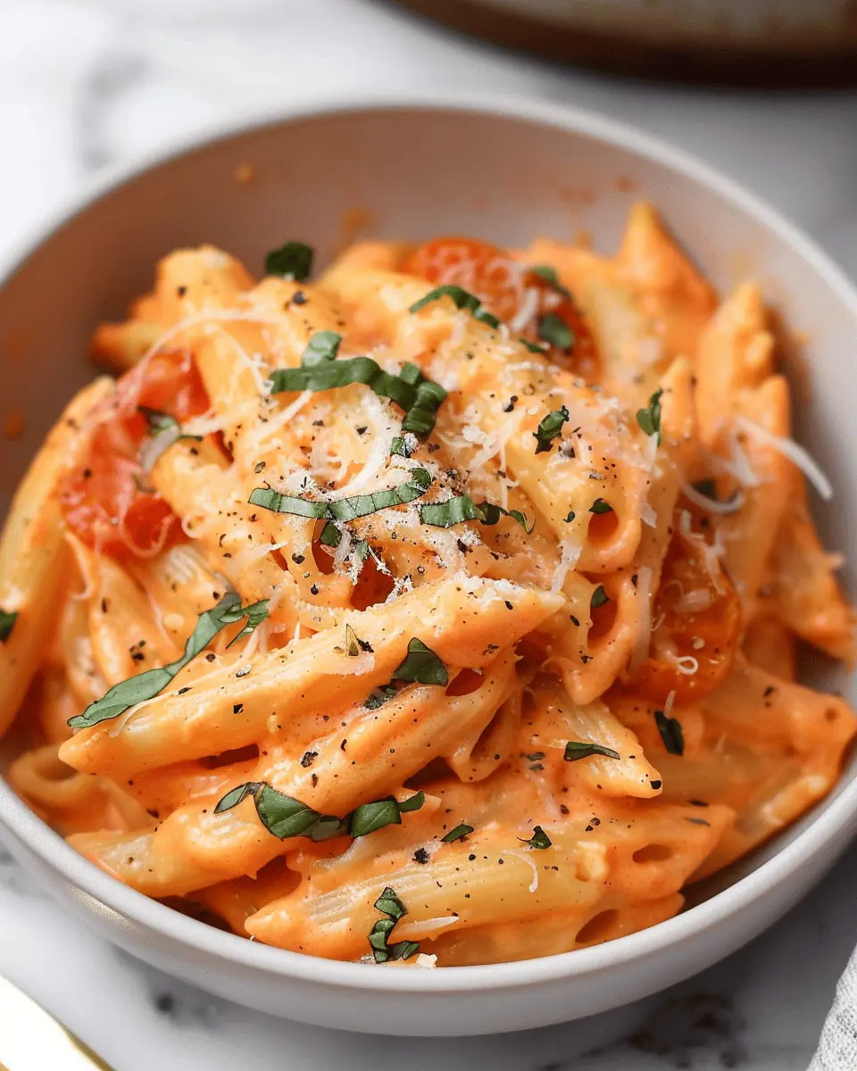 Creamy Tomato Pasta: The Best Comfort Food with Turkey Bacon