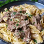 Creamy Steak Pasta