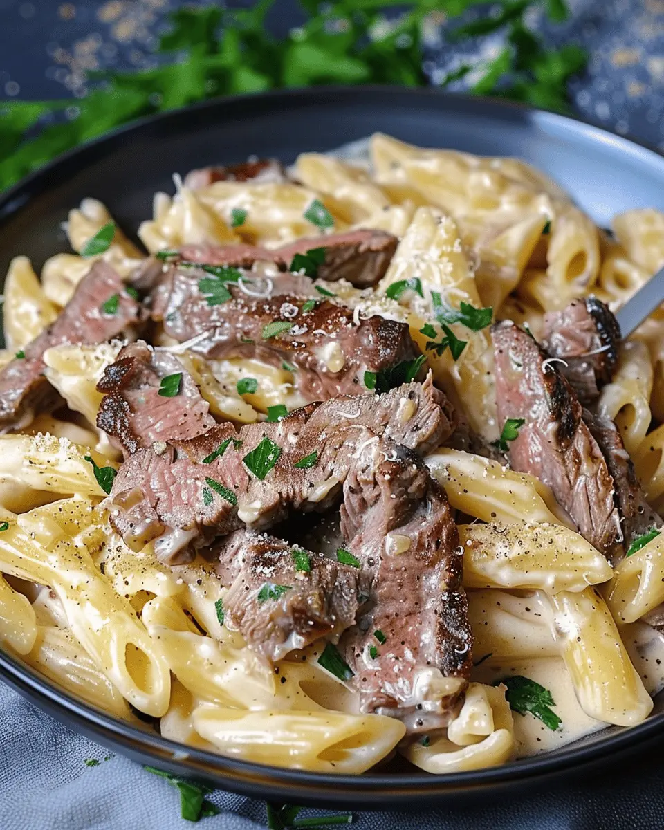 Creamy Steak Pasta: An Indulgent Delight for Home Cooks