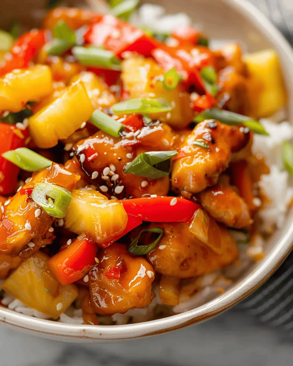 Pineapple Chicken Stir-Fry: A Juicy, Easy Recipe for Dinner
