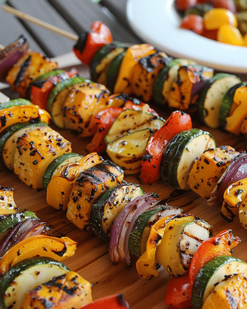 Grilled Vegetable Skewers: Easy and Delicious BBQ Delight
