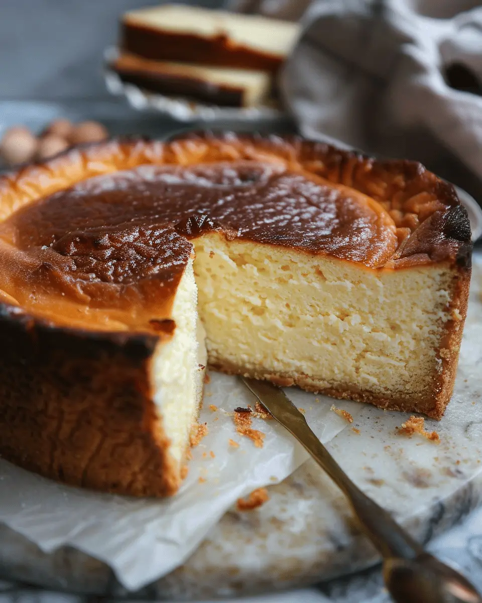 Loaf Pan Basque Cheesecake Recipe