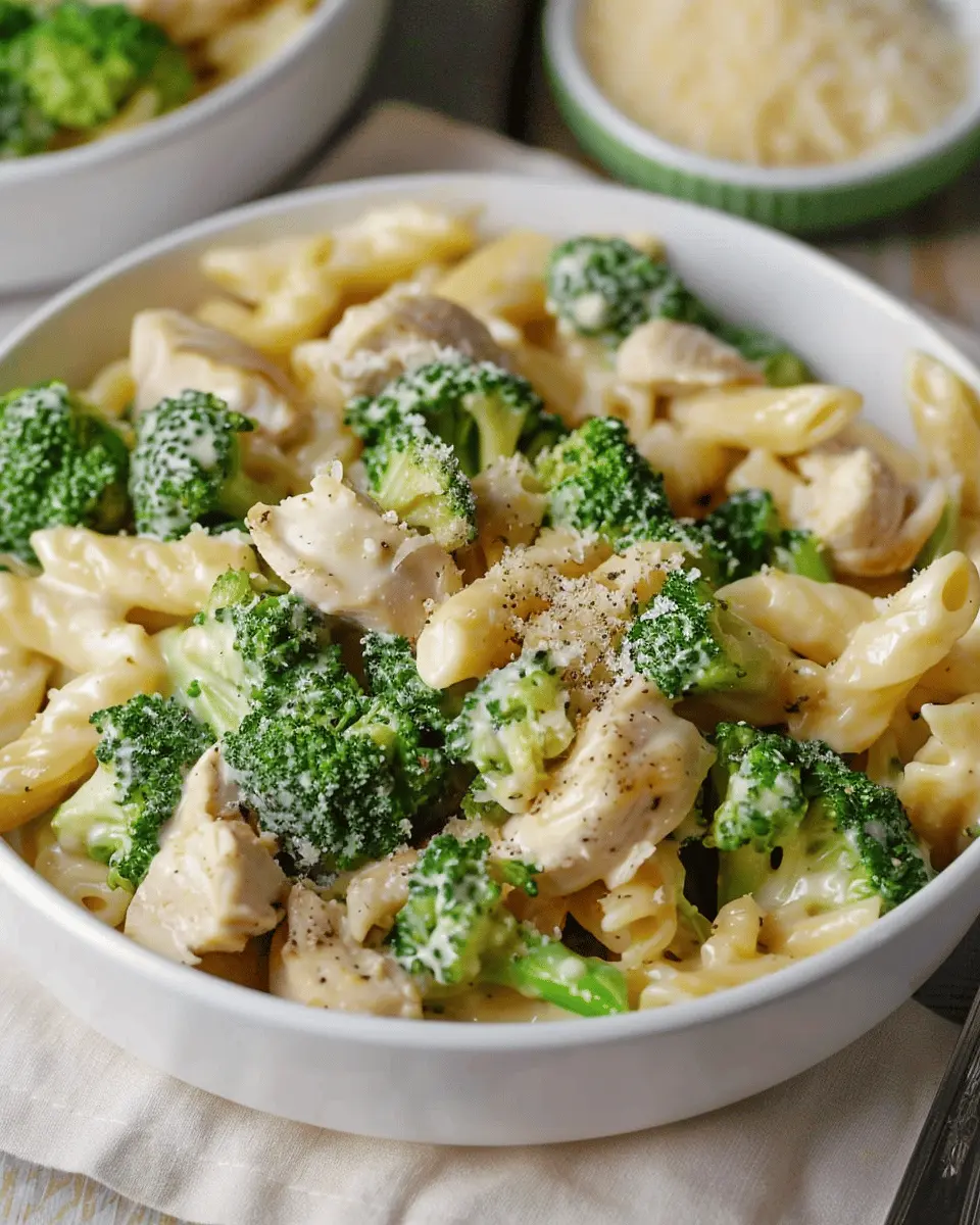 Chicken Broccoli Alfredo: Easy Comfort Food with Turkey Bacon