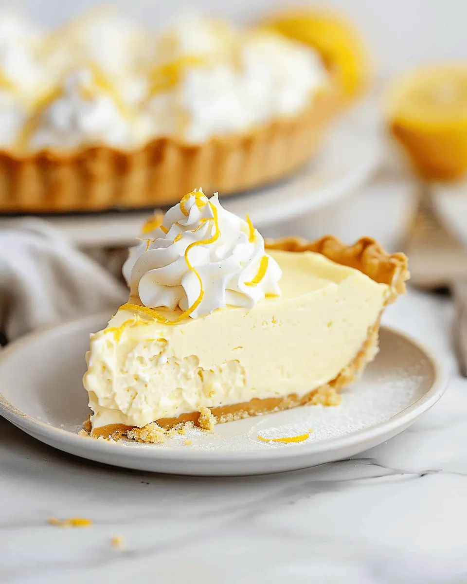 Cream Cheese Lemonade Pie: Easy, Refreshing Summer Delight