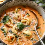 Creamy Tomato Tortellini Soup