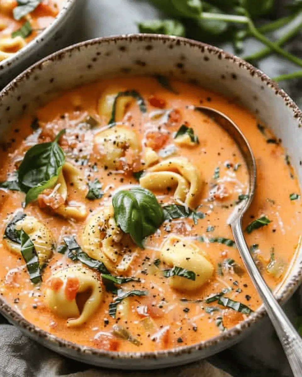 Creamy Tomato Tortellini Soup: Easy Comfort in Every Bowl