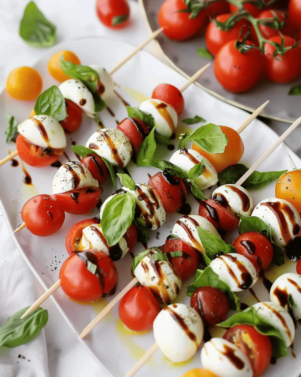 Caprese Salad Skewers: Easy and Delicious for Any Gathering