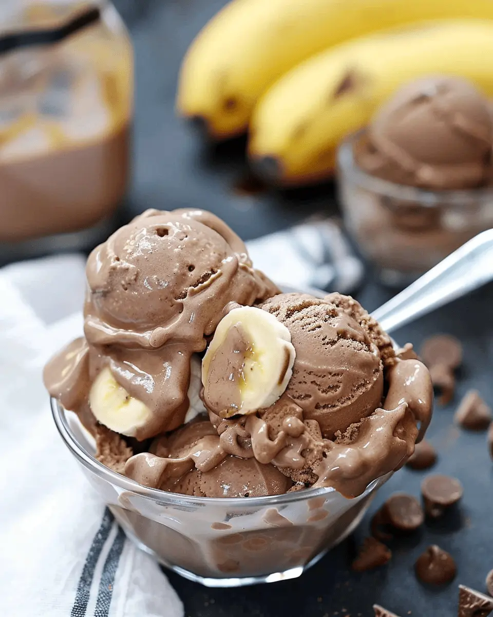 Chocolate Banana Ice Cream: The Best Easy Homemade Recipe