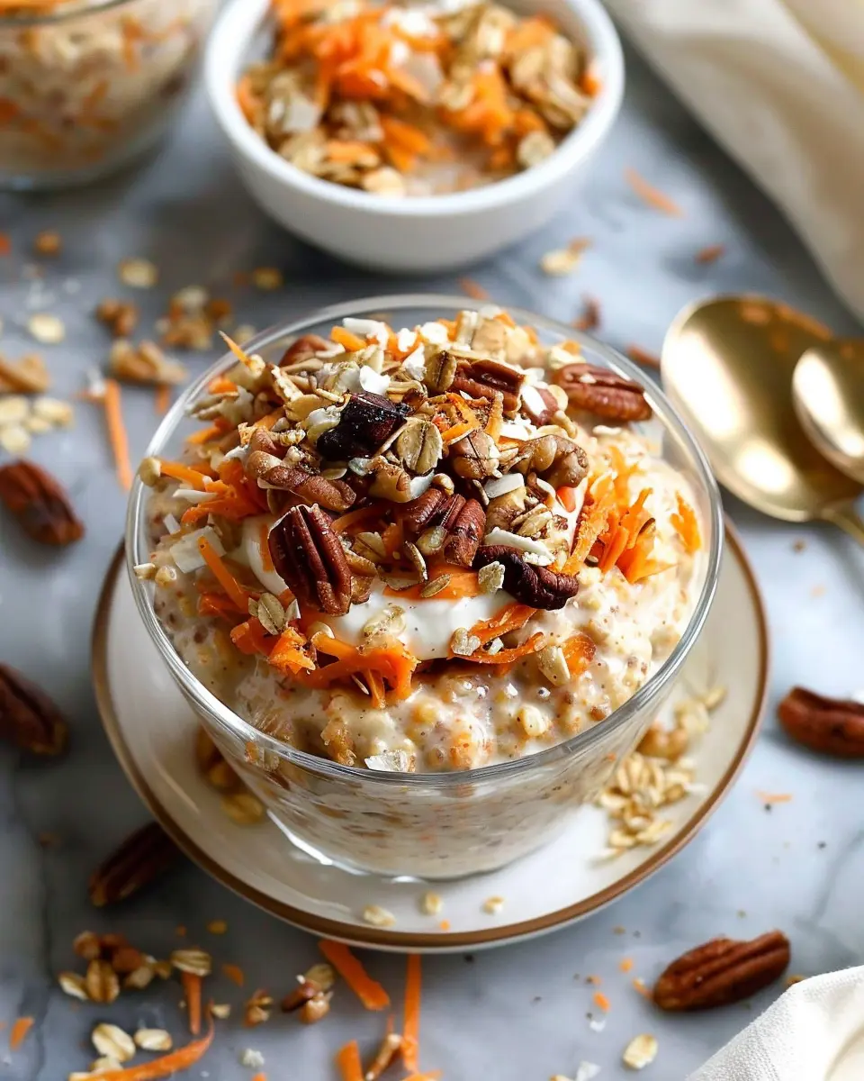 Carrot Cake Overnight Oats