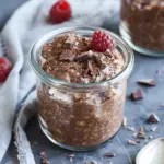 High Protein Chocolate Overnight Oats