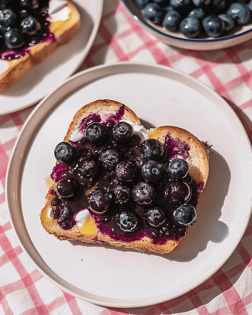 Blueberry Toast: The Best Easy Recipe for a Healthy Breakfast