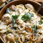 Low-Fat Chicken Florentine Pasta