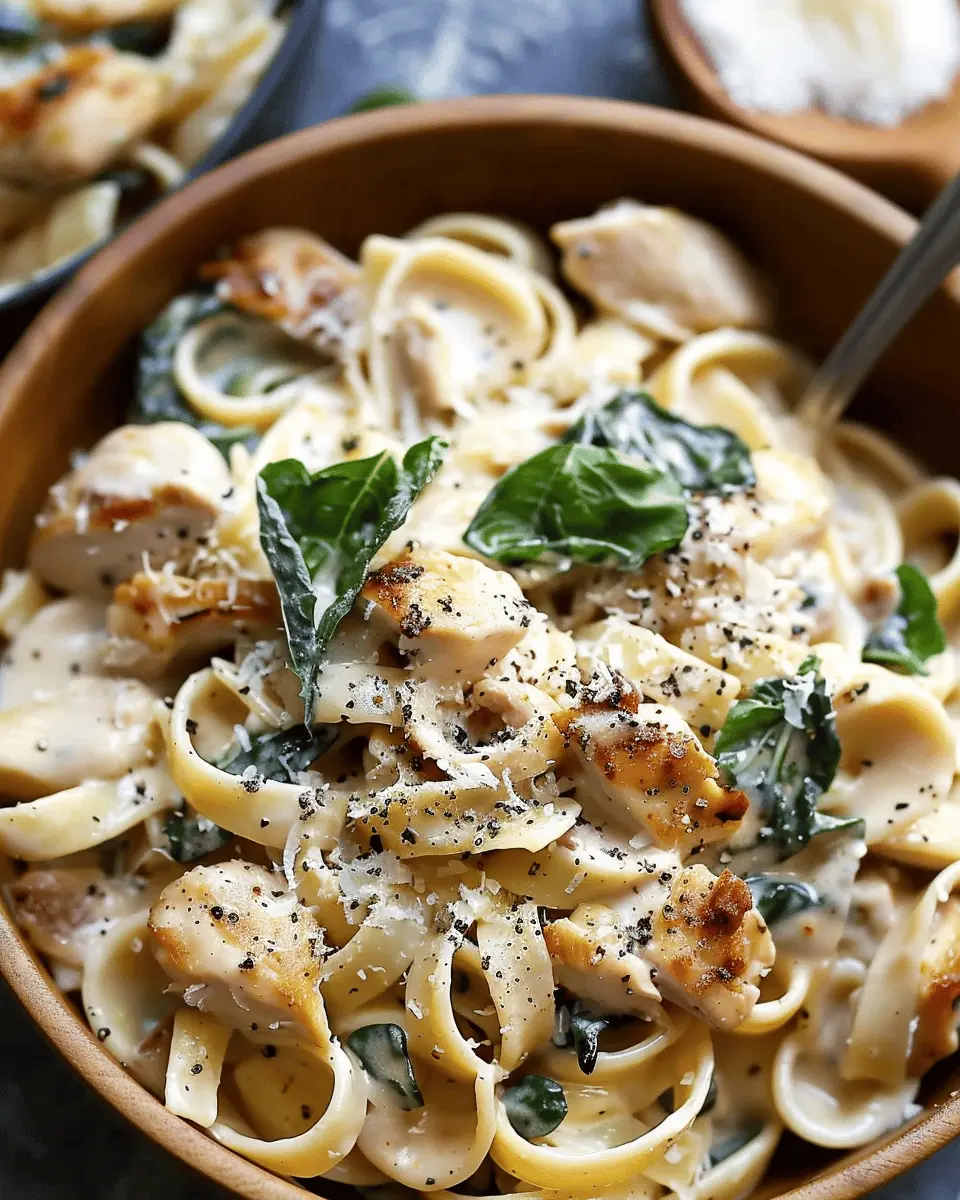 Low-Fat Chicken Florentine Pasta: A Deliciously Guilt-Free Twist