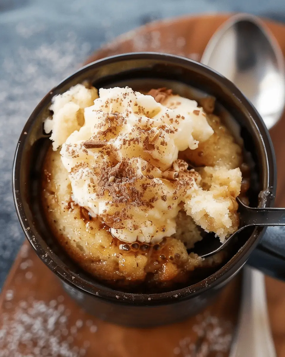 Apple Mug Cake: Easy Cinnamon Delight for Homemade Goodness
