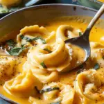 Creamy Pumpkin Tortellini Soup