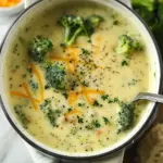 High Protein Broccoli Cheddar Soup
