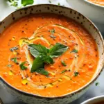 High Protein Cottage Cheese Tomato Soup