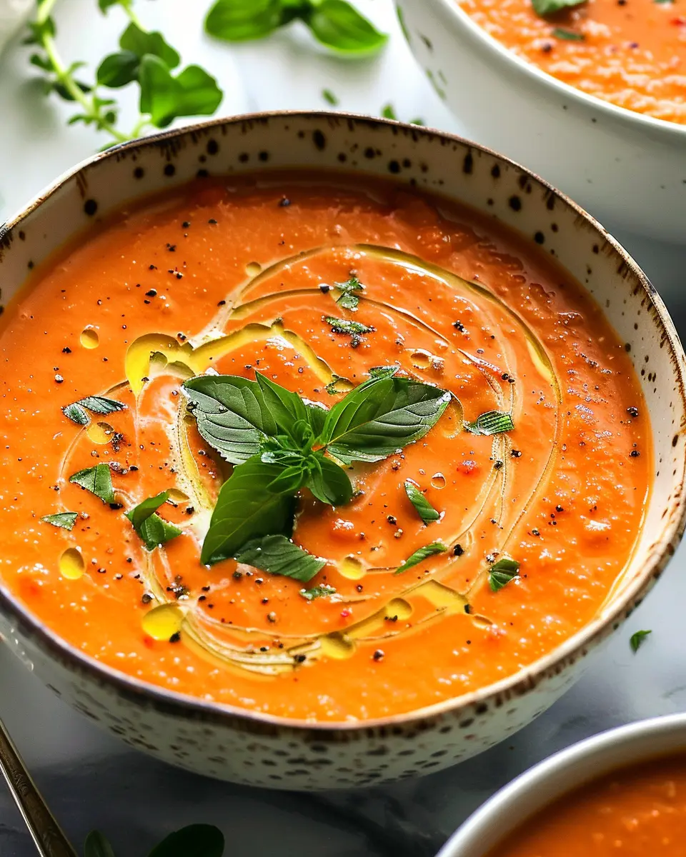High Protein Cottage Cheese Tomato Soup with Turkey Bacon Delight