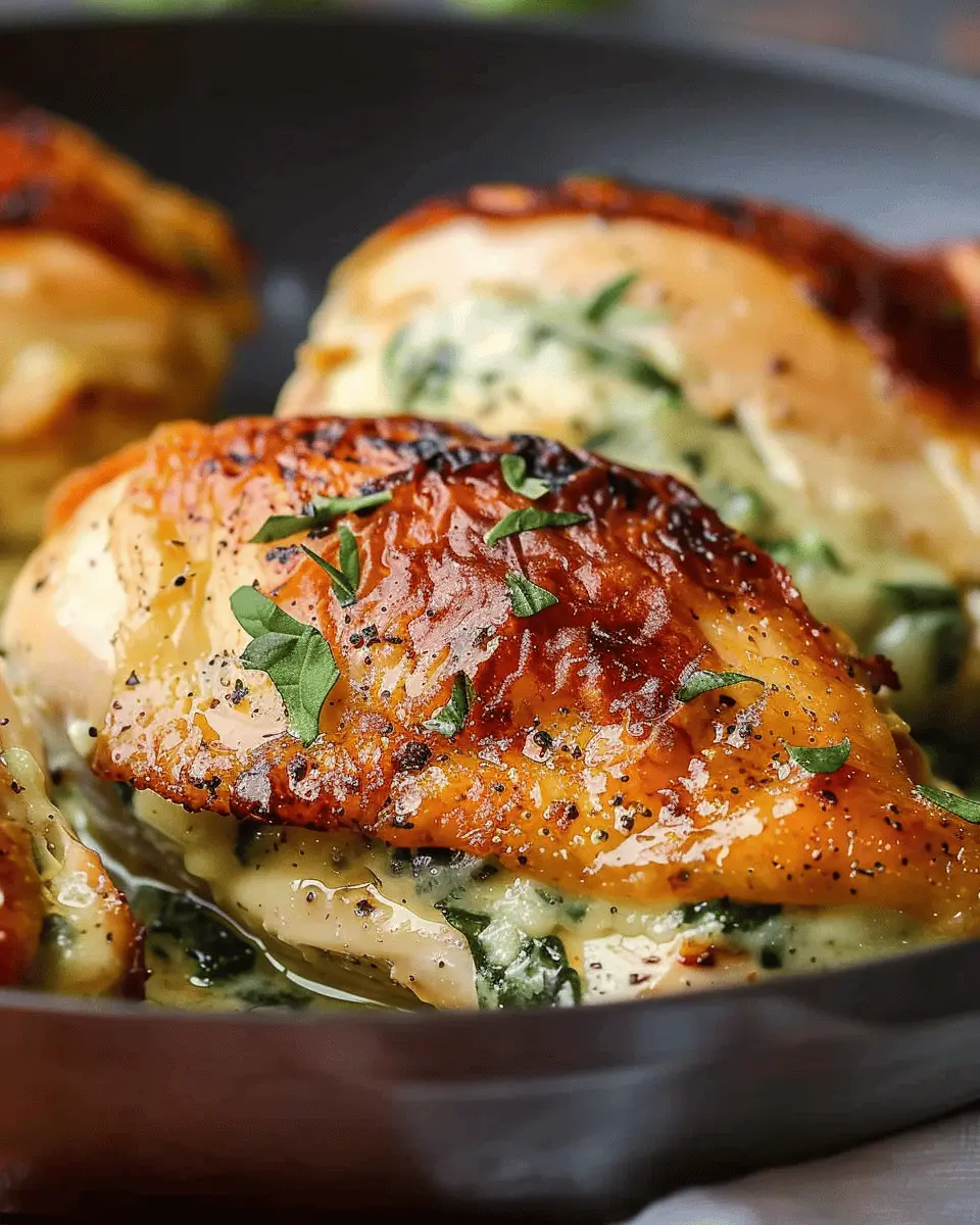 Cheesy Spinach Stuffed Chicken: Easy Recipe for Home Cooks