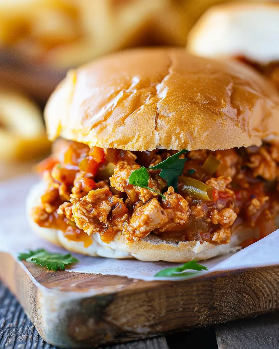 Delicious Cajun Chicken Sloppy Joes Recipe – A Flavorful Dinner Delight