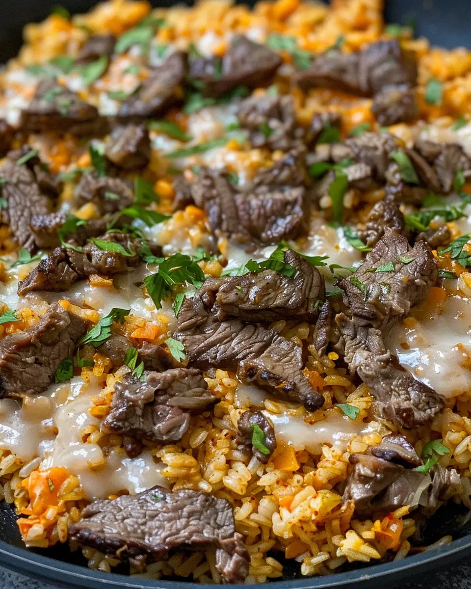 Steak Queso Rice: An Indulgent Dish You’ll Love to Make
