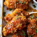 Baked Crunchy Hot Honey Chicken