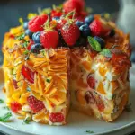 Breakfast Veggie Crinkle Cake