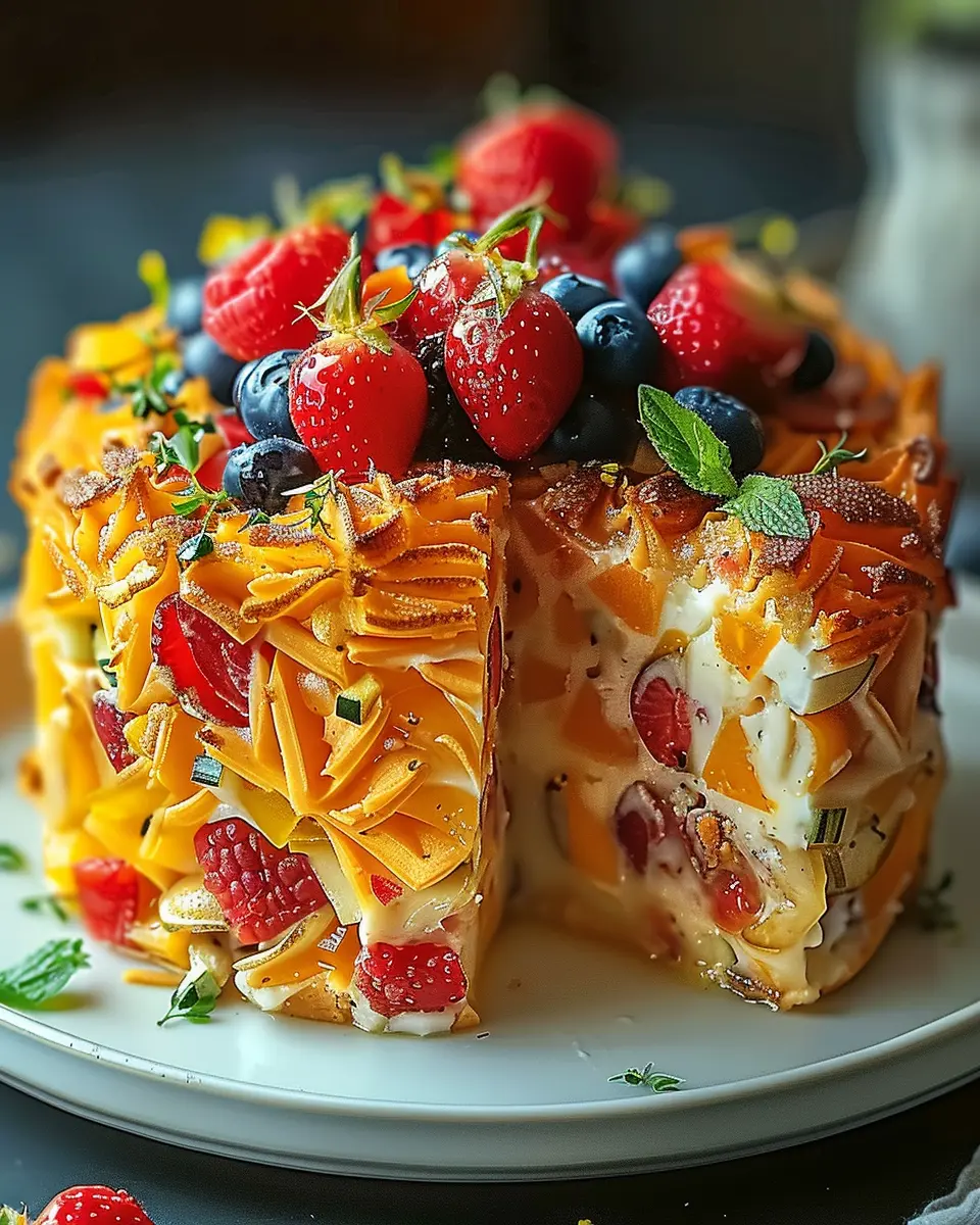 Breakfast Veggie Crinkle Cake