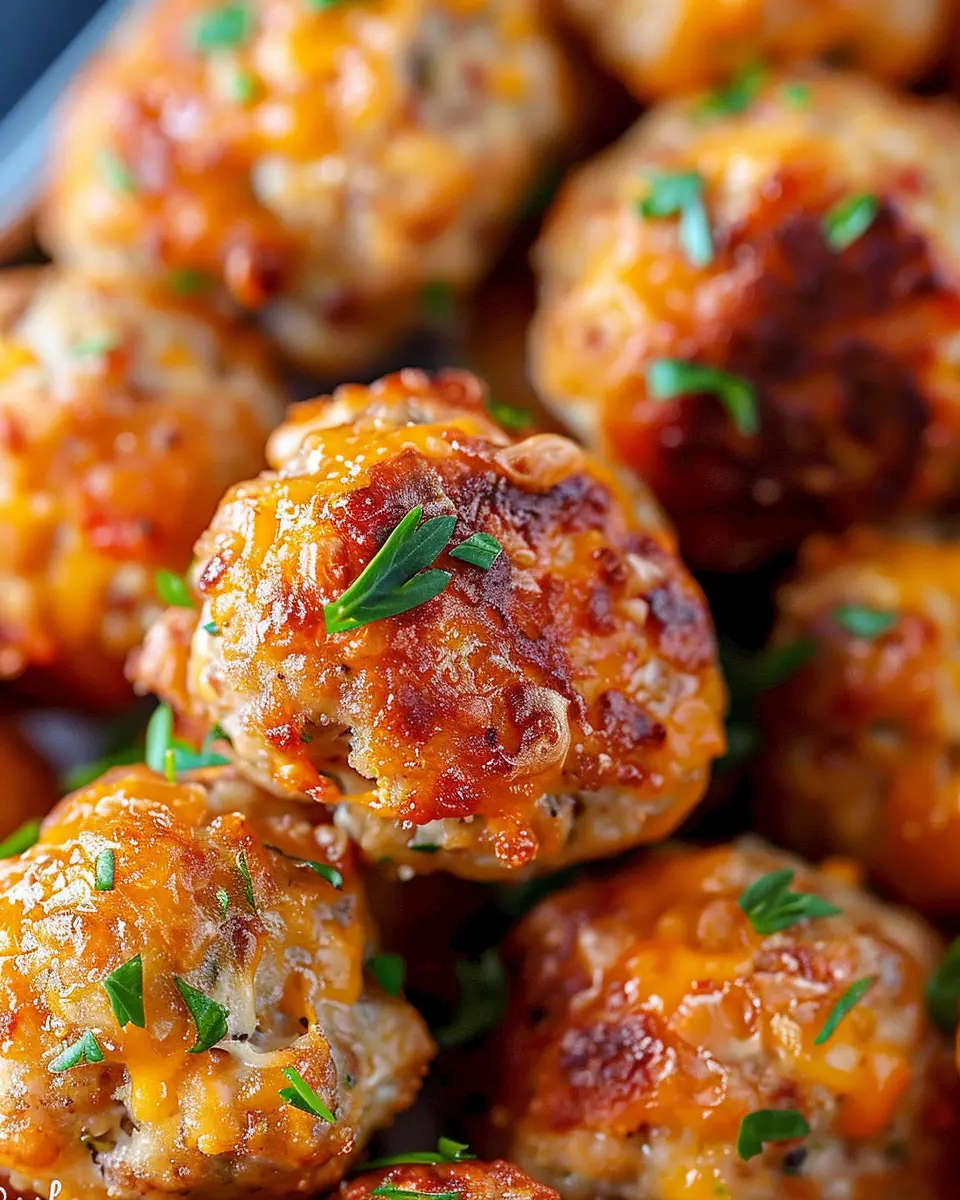 Cream Cheese Sausage Balls with Turkey Bacon: Easy &amp; Delicious