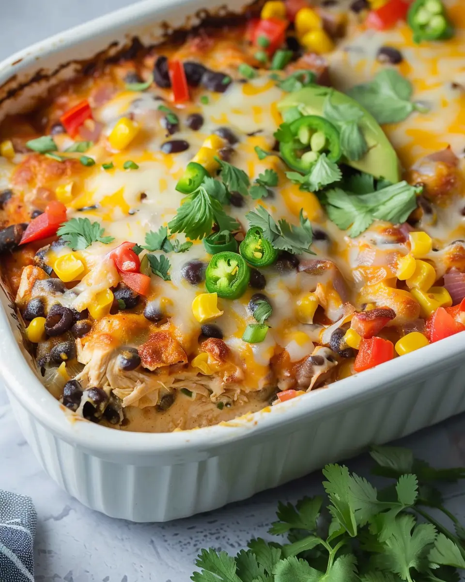 Southwest Chicken Casserole: Easy &amp; Delicious Family Comfort Food