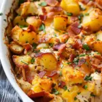 Loaded Chicken and Potato Casserole