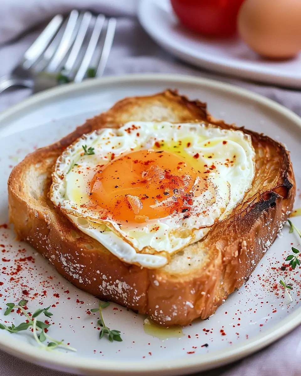 Air Fryer Egg Toast: Easy Morning Delight with Turkey Bacon
