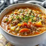 Instant Pot Stuffed Pepper Soup